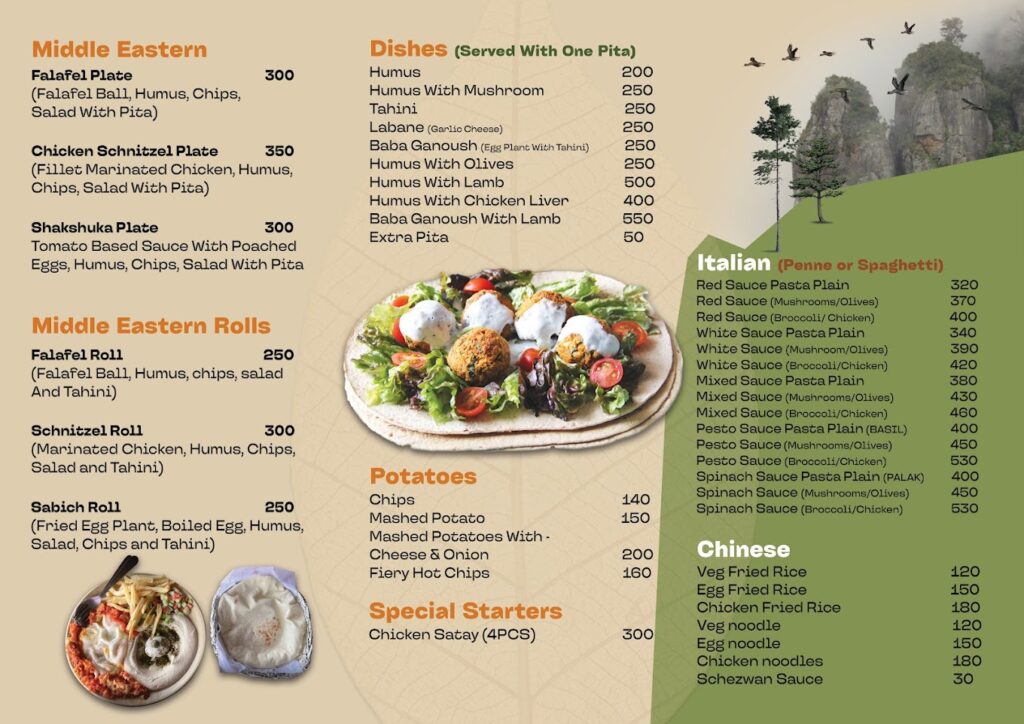 Altaf menu page 2